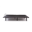 Pemberly Row Transitional Adjustable Bases Queen Metal Zero-Clear Base in Black