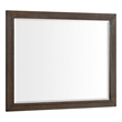 Pemberly Row Bedroom Transitional Wood Dresser Mirror in Oak
