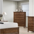 Pemberly Row Wood Transitional 6-Drawer Standard Chest in Tuscan