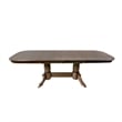 Pemberly Row Solid Wood Traditional Rectangular Trestle Table