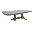 Pemberly Row Solid Wood Traditional Rectangular Trestle Table