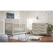 Pemberly Row Contemporary Wood Changer Topper in Willow Gray