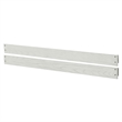 Pemberly Row Traditional Solid Hardwood Bed Rails in White Dove