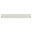 Pemberly Row Traditional Solid Hardwood Bed Rails in White Dove