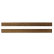 Pemberly Row Urban Rustic Transitional Wood Bed Rails in Brushed Wheat Brown