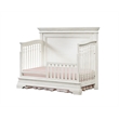 Pemberly Row Traditional Wood Toddler Guard Rail in Brushed White