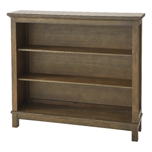 Pemberly Row Traditional Hutch / Bookcase in Harvest Brown Finish
