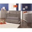 Pemberly Row Solid Wood Dovetail Farmhouse Dresser in Cloud Finish