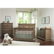 Pemberly Row Wood Farmhouse Hutch/Bookcase in Cashew with Adjustable Shelves