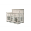 Pemberly Row Wood Transitional Convertible Crib in Rustic White