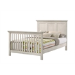Pemberly Row Wood Transitional Convertible Crib in Rustic White