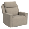 Pemberly Row Contemporary Triple Power Glider in Latte/Almond