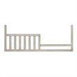 Pemberly Row Wood Transitional Toddler Rail in Rustic White Finish