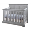 Pemberly Row Solid Hardwood Farmhouse Convertible Crib in Cloud