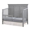 Pemberly Row Solid Hardwood Farmhouse Convertible Crib in Cloud