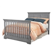 Pemberly Row Solid Hardwood Farmhouse Convertible Crib in Cloud