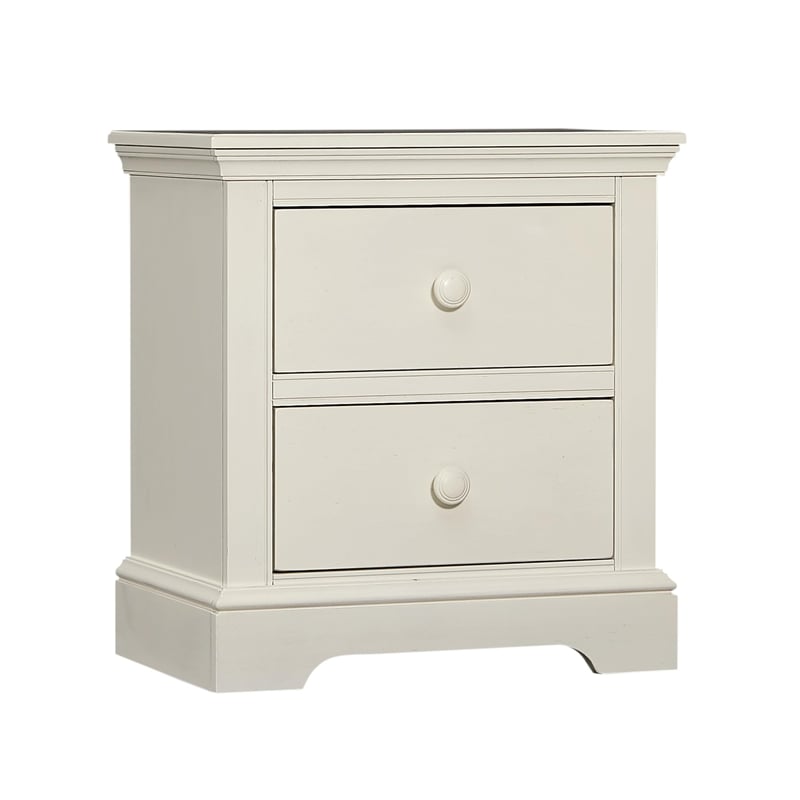Pemberly Row Wood Farmhouse Sturdy Changer Top in Cashew Finish