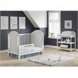 Pemberly Row Wood Transitional Changing Table in White Finish