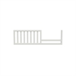 Pemberly Row Wood Transitional Fully Assembled Toddler Rail in White