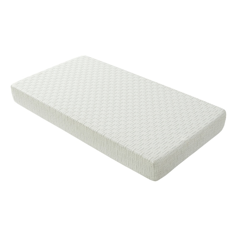 Pemberly Row Contemporary Cooling Foam Fabric Mattress in White