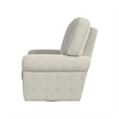 Pemberly Row Contemporary Polyester Power Glider in Natural Finish