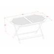 Pemberly Row Traditional 5-piece Patio Dining Set with Slat Back in Natural Oil