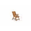 Pemberly Row Traditional 7-piece Wood Patio Furniture Set in Natural Oil