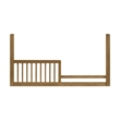 Pemberly Row 5-Piece Set: Drawer Chest, Changing Tray, 2 Nightstands, Toddler Rail in Natural Oak