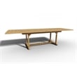 Pemberly Row 9-Piece Teak Outdoor Dining Set with Extendable in Natural