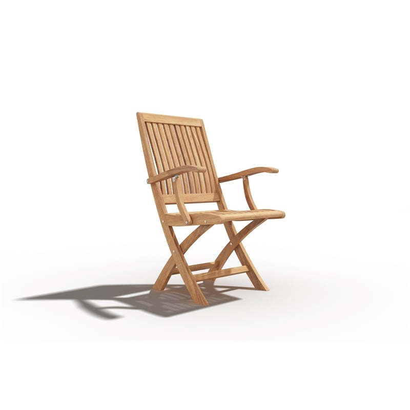 Pemberly Row 9-Piece Teak Outdoor Dining Set with Extendable in Natural