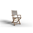 Pemberly Row Traditional 7-Piece Rectangular Teak Outdoor Dining Set in Taupe
