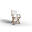 Pemberly Row Traditional 7-Piece Rectangular Teak Outdoor Dining Set in White