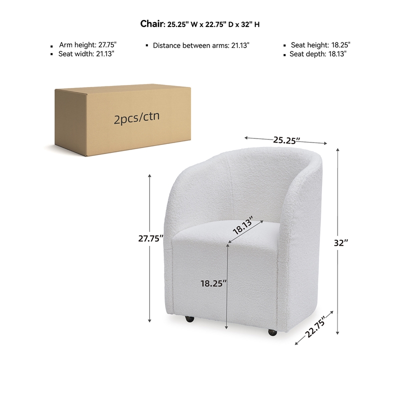 Pemberly Row Set of 4 White Dining Chairs & Black Oval Dining Table