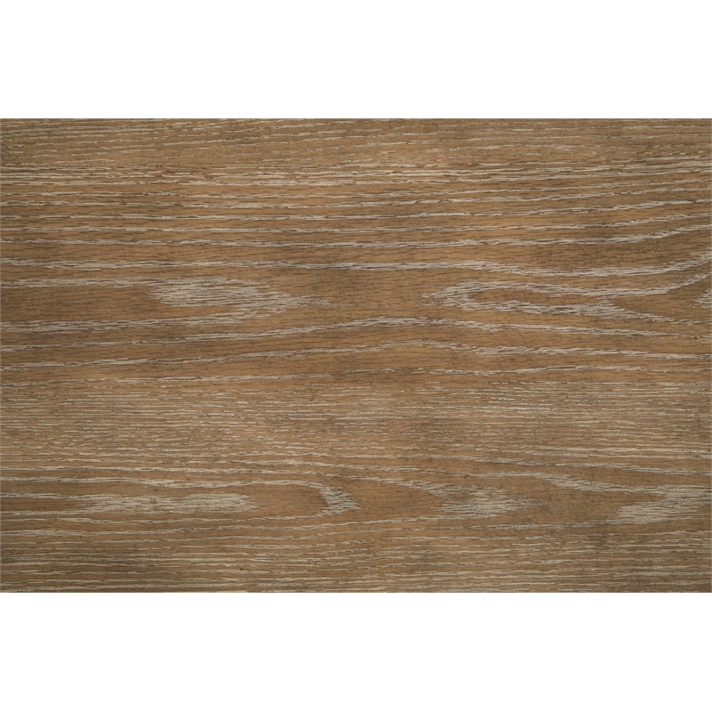 Pemberly Row Set of 2 Wood End Tables in Chipped White and Brown