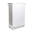 Pemberly Row Contemporary Wood Chest with 5-Drawers in Gray/White
