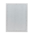 Pemberly Row Contemporary Rectangle Modern Coastal Wood Mirror in White