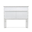 Pemberly Row Contemporary Wood Queen Headboard in Gray/White