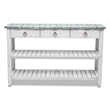 Pemberly Row Contemporary Wood Entertainment Center with Drawers in Blue