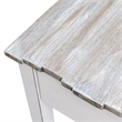 Pemberly Row Contemporary Wood Console Table with Drawers in White/Gray