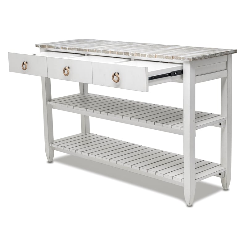 Pemberly Row Contemporary Wood Entertainment Center with Drawers in Gray