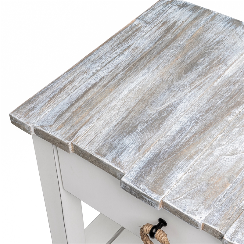 Pemberly Row Contemporary Wood Entertainment Center with Drawers in Gray