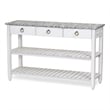 Pemberly Row Contemporary Wood Entertainment Center with Drawers in Gray