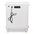 Pemberly Row Contemporary Wood Nightstand with 2-Drawers in White