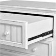 Pemberly Row Modern Coastal Wood Chest with 5-Drawers in White