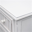Pemberly Row Modern Coastal Wood Chest with 5-Drawers in White
