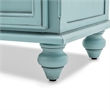 Pemberly Row Modern Coastal Wood Dresser with 7-Drawers in Blue