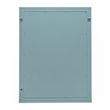 Pemberly Row Rectangle Modern Coastal Solid Wood Mirror in Blue
