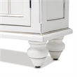Pemberly Row 2-Door Wood Entry Cabinet with Baskets in White
