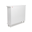 Pemberly Row 2-Door Wood Entry Cabinet with Baskets in White