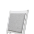 Pemberly Row Dining Chair Upholstered Grey Fabric (Set of 2)